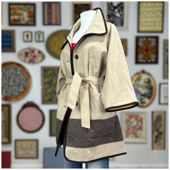 Anthro “Dipped Nugget Cape” by Woolrich - Picture 14 of 14